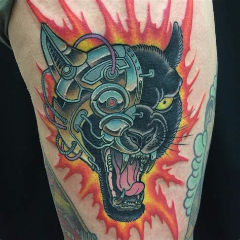 electric panther tattoos|electric panther tattoo gallery.